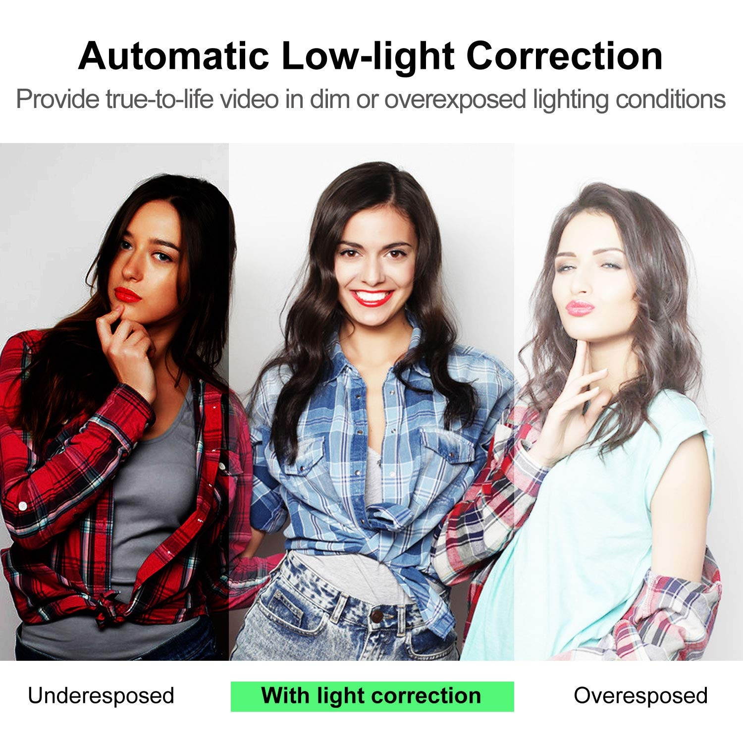 1080P Webcam with Microphone,120 Degree Large View USB Computer Camera USB Webcam Laptop for Streaming Gaming Conferencing Compatible with OBS Xbox Skype Facebook YouTube Xsplit Mac OS Windows 7/8/10