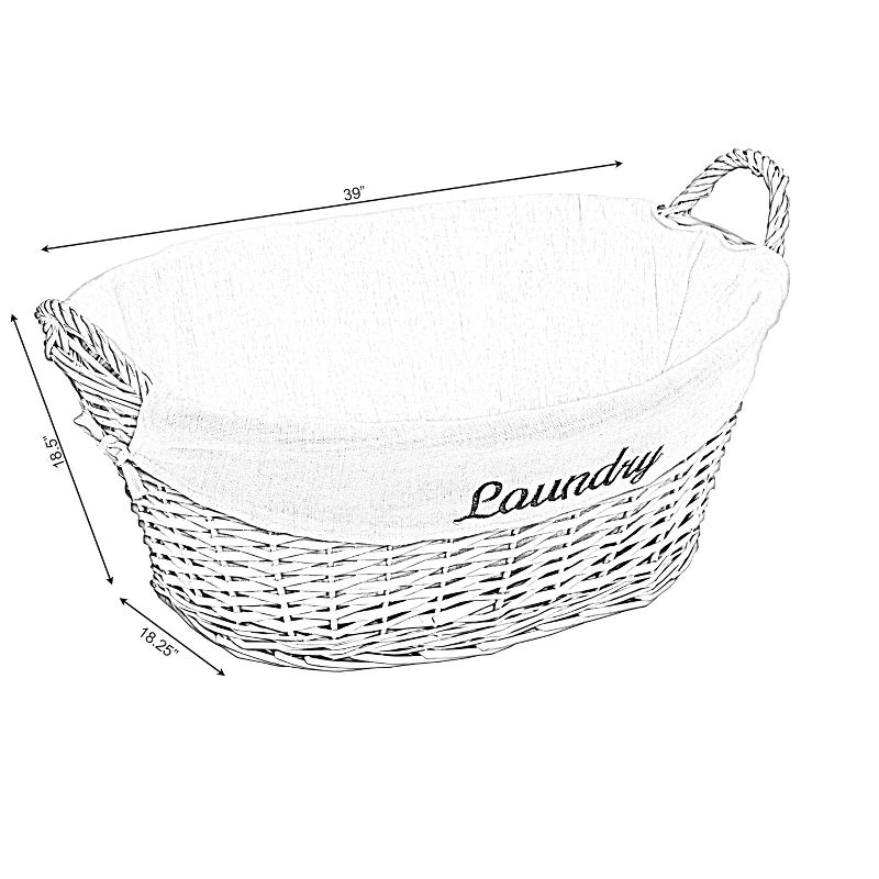 dbest products Laundry Bag Clothes Hamper Basket Wagon Cart Trolley Dolly with Handle, Wheels, and Removable Liner, Grey