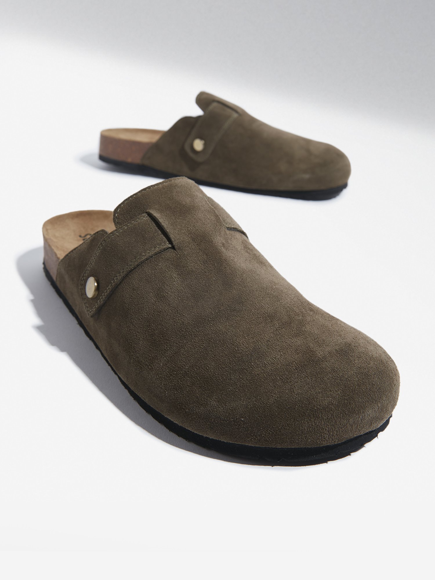 SOLEPLAY by Westside Olive Slip-On Leather Sandals