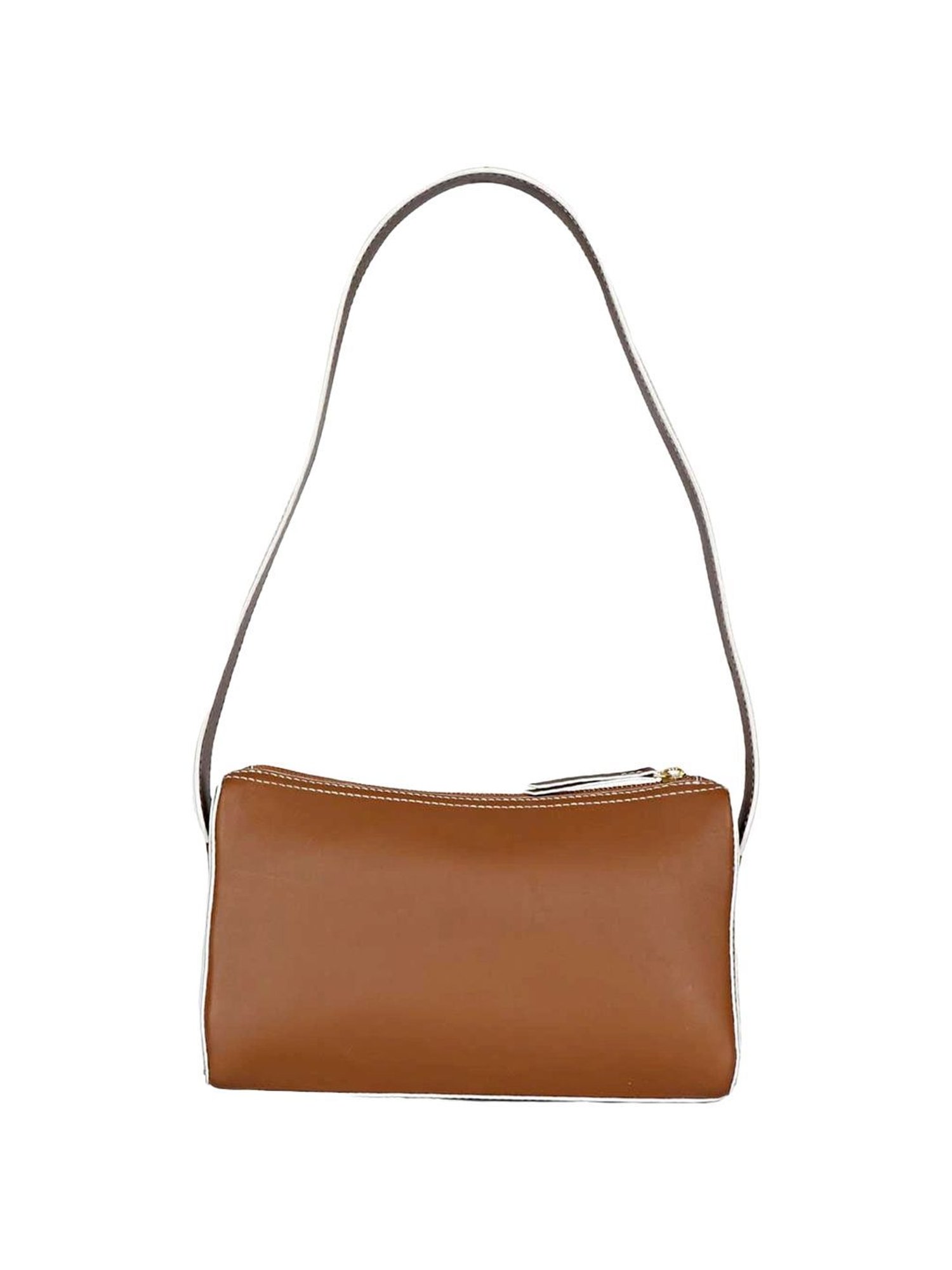 Favore Brown Solid Medium Shoulder