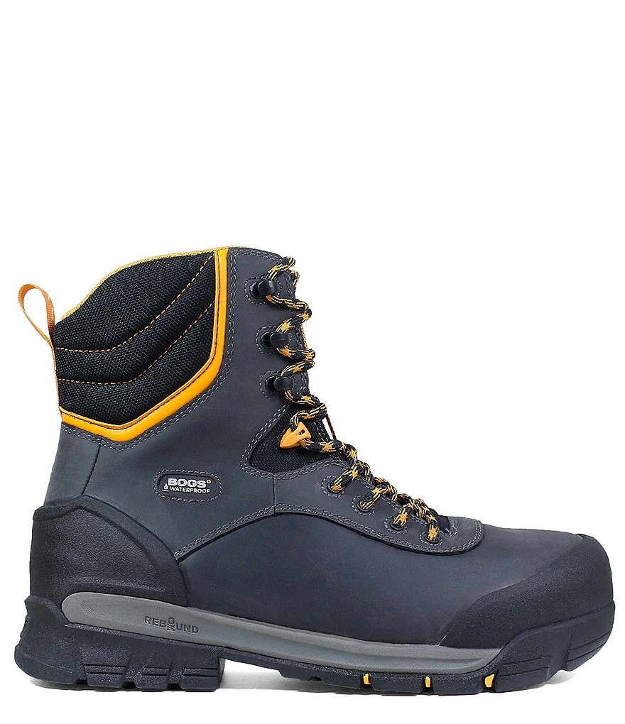 BOGS Men's Bedrock 8#double; Composite Toe Insulated Waterproof Leather Work Boot