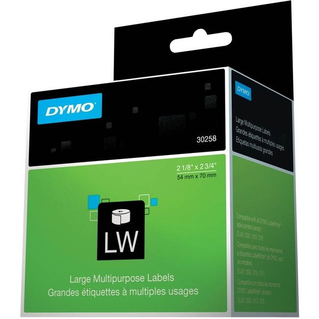 Dymo 30258 LabelWriter Self-Adhesive 2-1/8" X 2.75" Diskette Label, 400ct