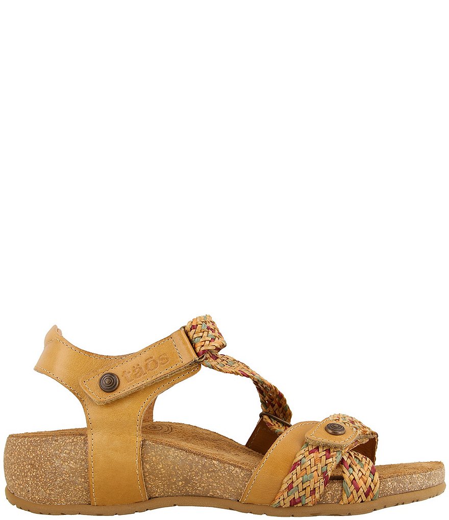 Taos Footwear Trulie Woven Leather Sandals