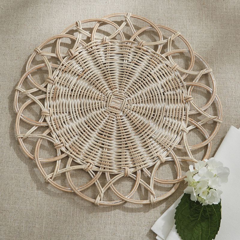 Split P Mya Decorative Charger Set - White