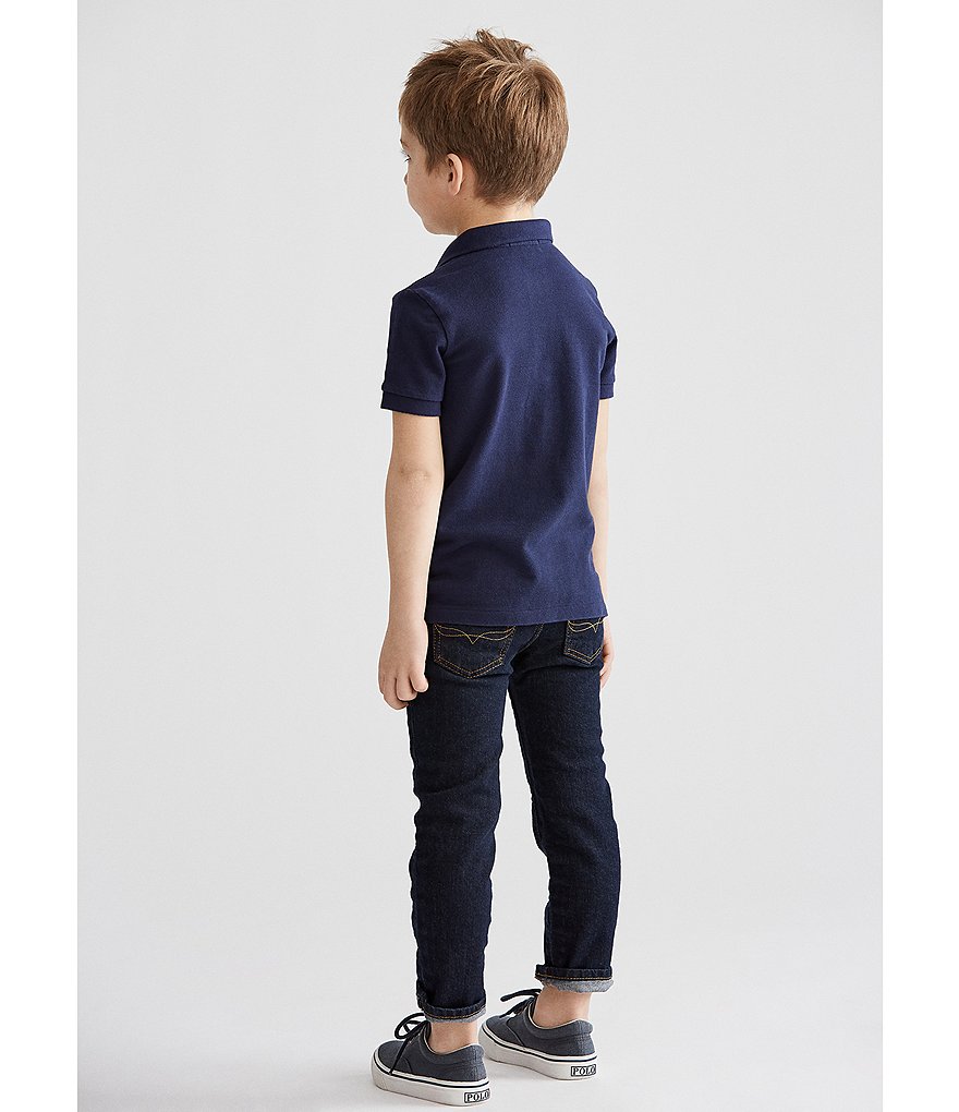 Nautica Big Boys 8-20 Short-Sleeve Vertical Logo Polo