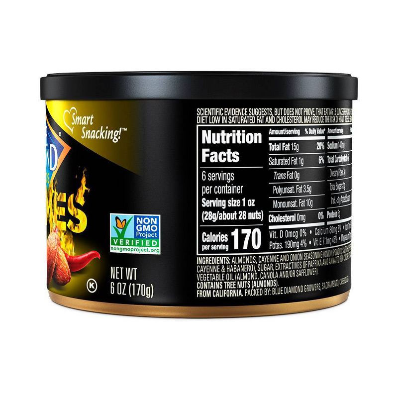 Blue Diamond Almonds  Xtremes Cayenne Pepper - 6oz