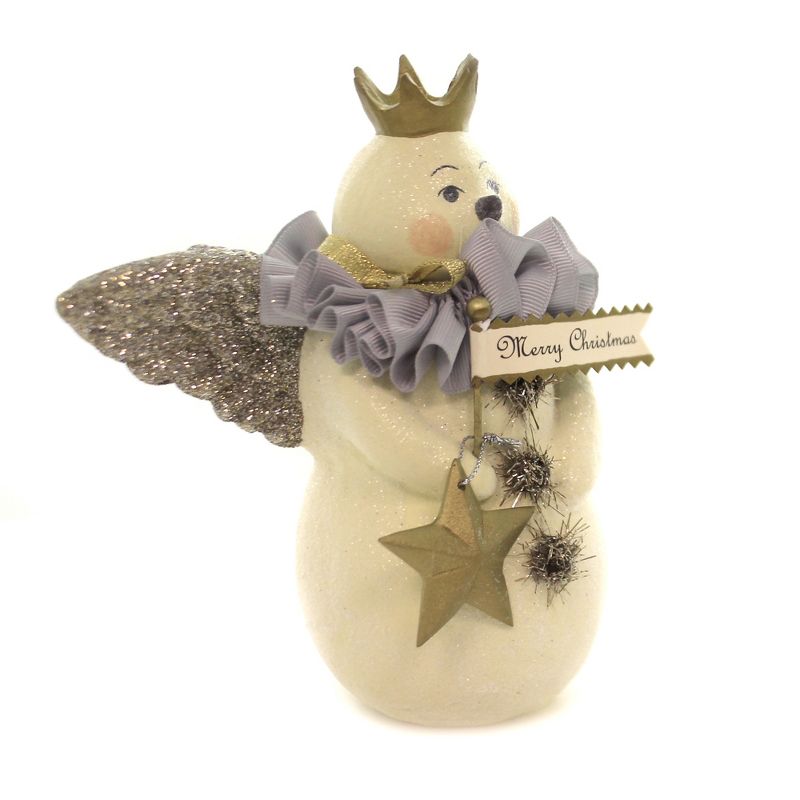 Heather Myers 6.5" Starla Snowman Christmas Angel  -  Decorative Figurines