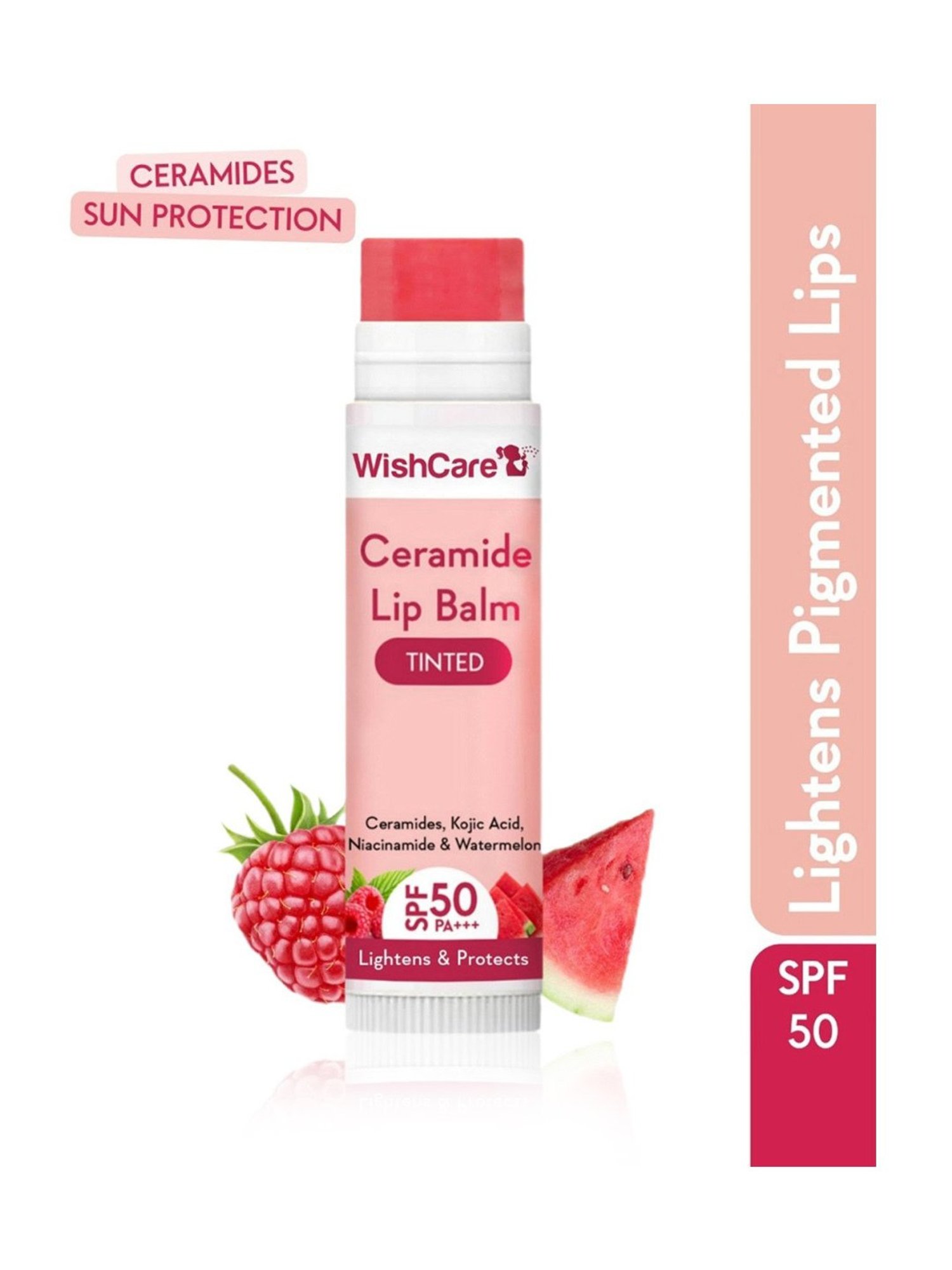 Wishcare Tinted Ceramide Lip Balm SPF 50 PA+++ - 5 gm