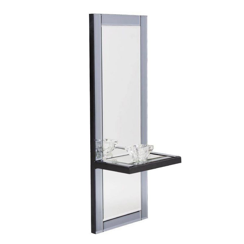 Rectangle Emerson Decorative Wall Mirror Gray - Howard Elliott