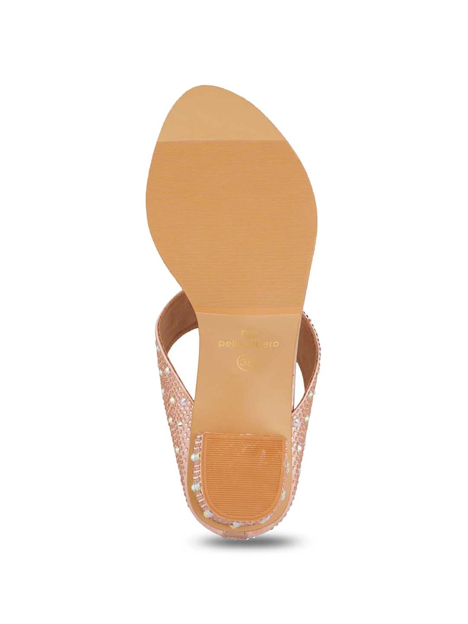 Pelle Albero Women's Pink Toe Ring Sandals