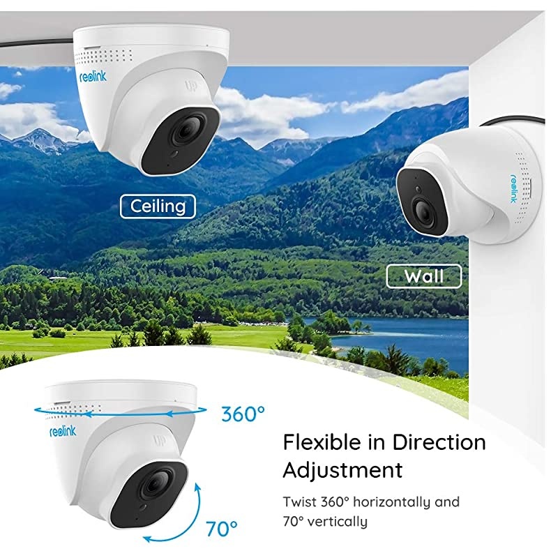 4KUltraHD PoE Addon IP Security Camera H265 ONLY Work with  8MP PoE Surveillance System and  NVROnvif IncompatibleD800