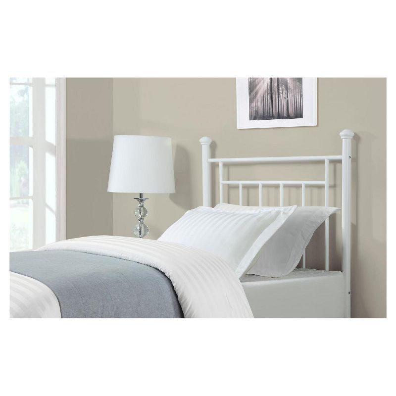 Metal Headboard (Twin) - White - Dorel Living
