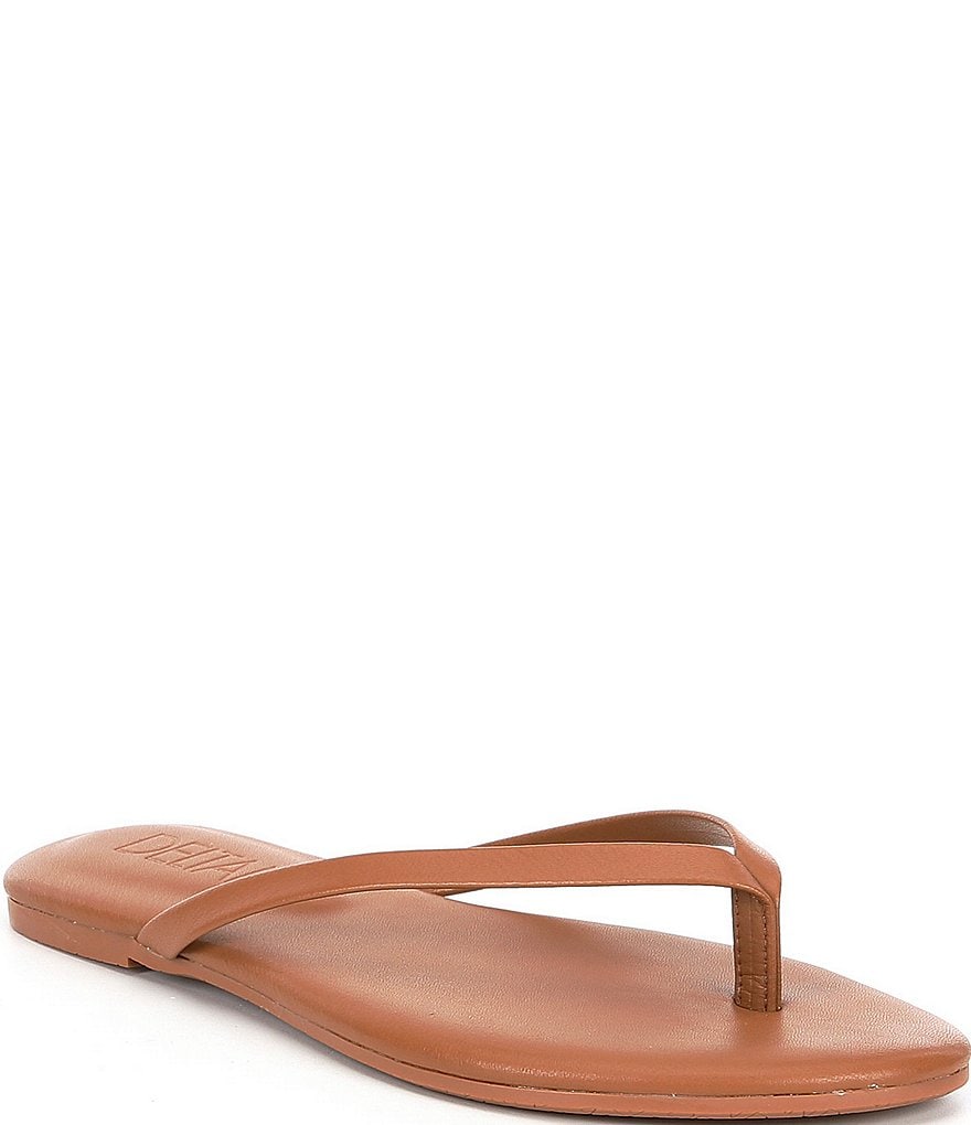 Deltan Hula Leather Thong Sandals