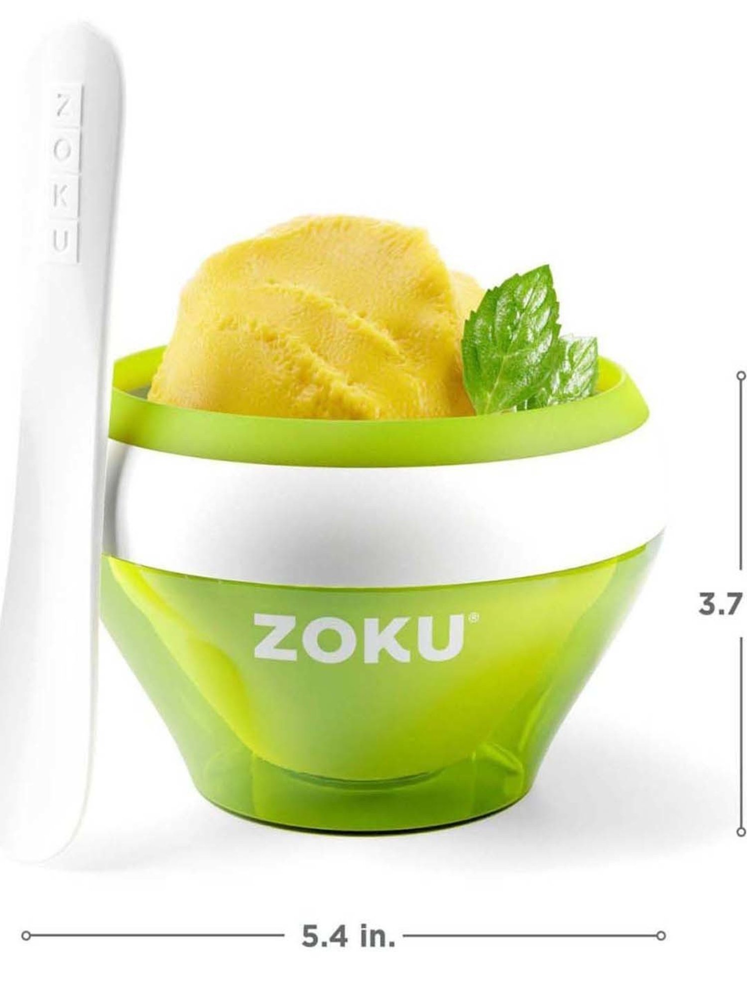 Zoku Green Stainless Steel Ice Cream Maker (0.15 L)
