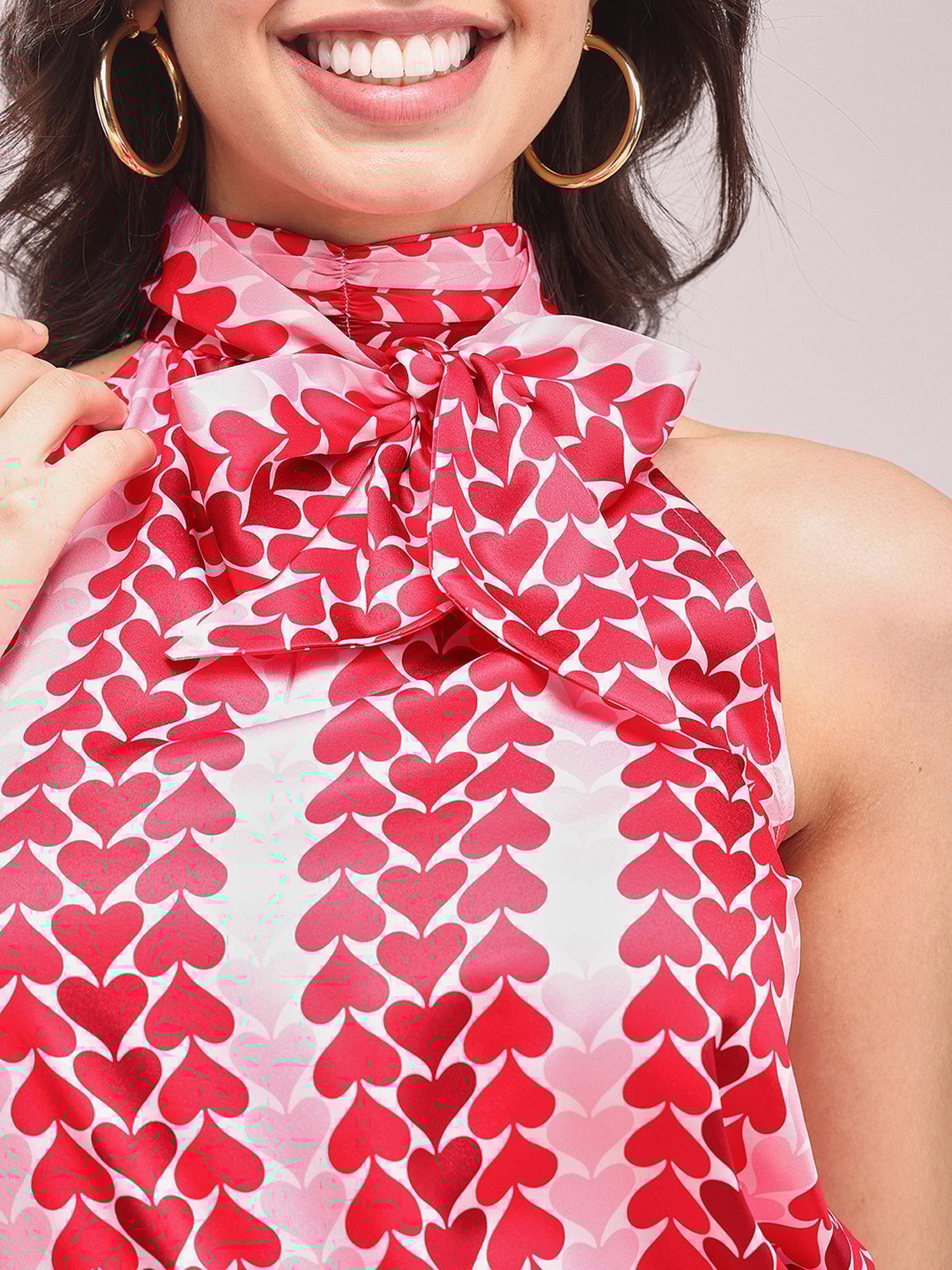 Fablestreet Pink Printed Top