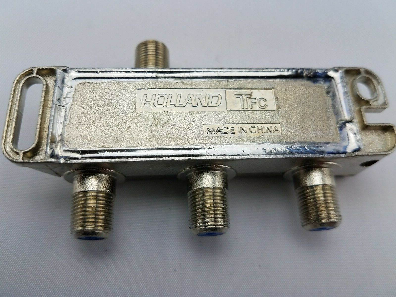 GHS-3BPRO-M CATV MoCA Rated 3-Way Balanced Splitter - Holland Electronics - NEW