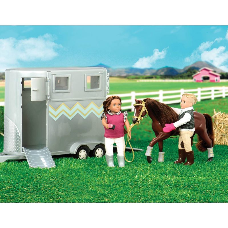 Lori Doll Horse Trailer Accessory for 6" Dolls - Hoofing It!