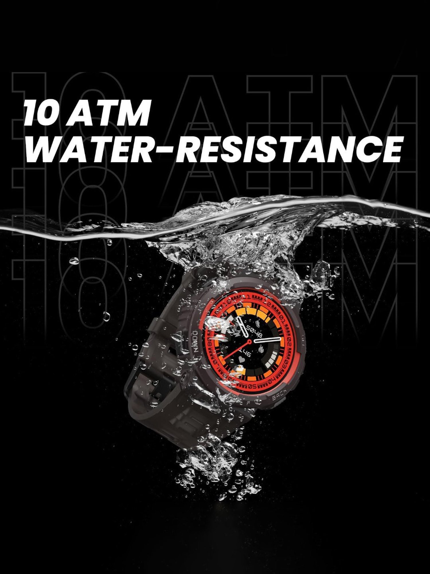 Amazfit Active Edge Smartwatch with Stylish Rugged Sport & Fitness Design, GPS (Midnight Pulse)