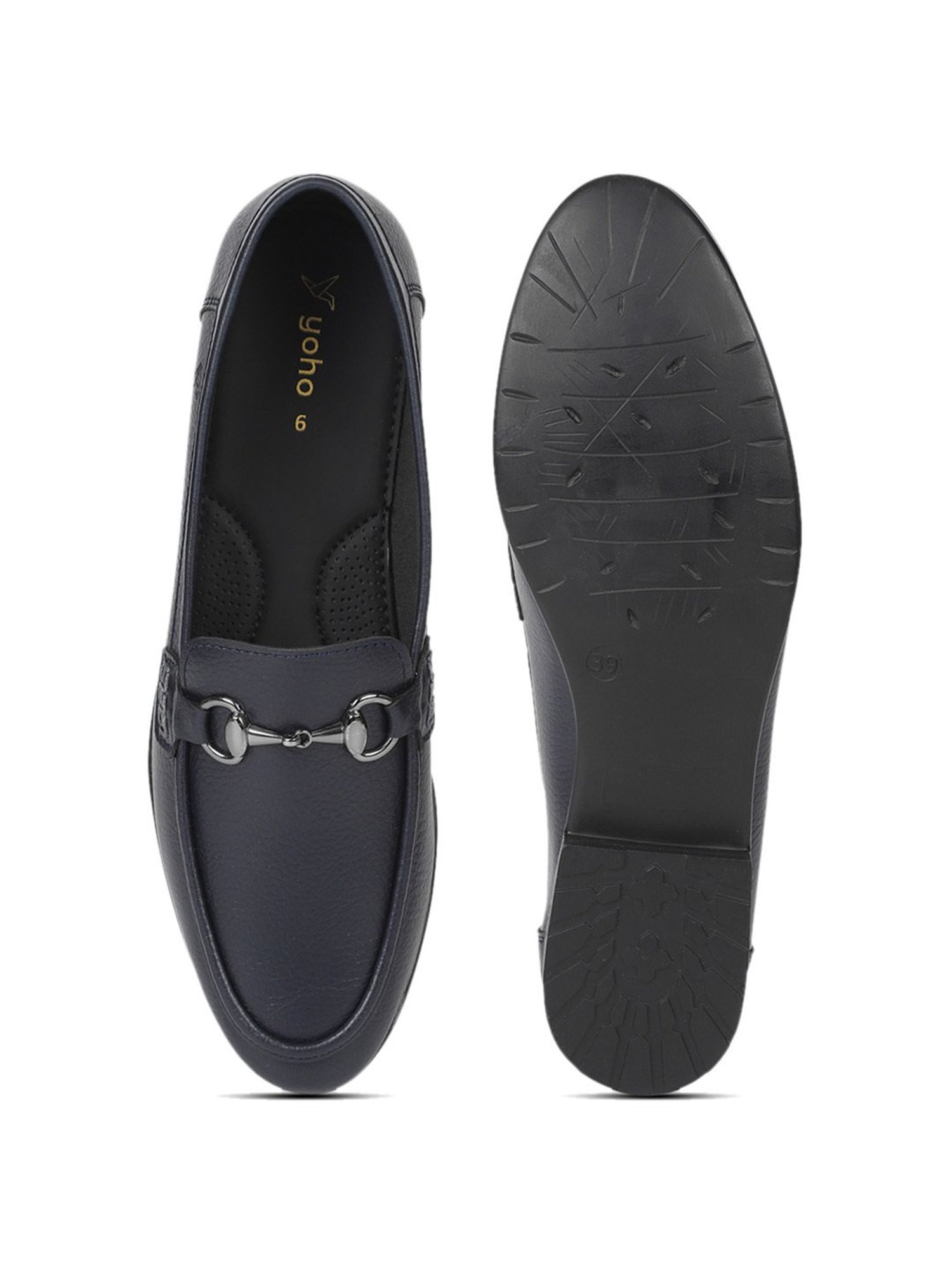 Yoho Women's Navy Casual Loafers