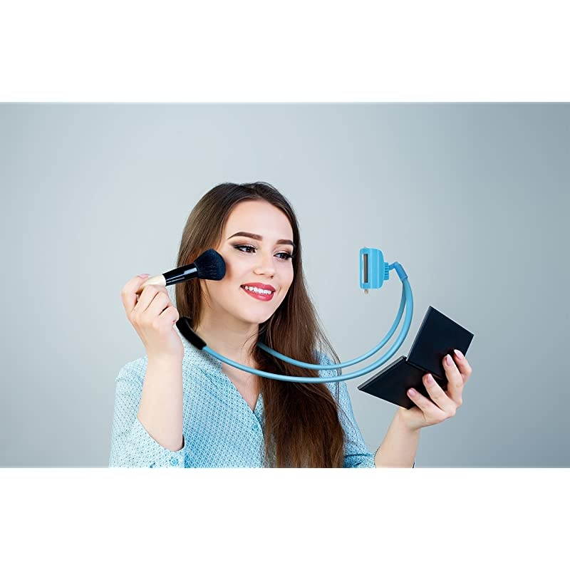 Phone Neck Holder, Gooseneck Lazy Neck Phone Mount to Free Your Hands for iPhone Android Smartphone