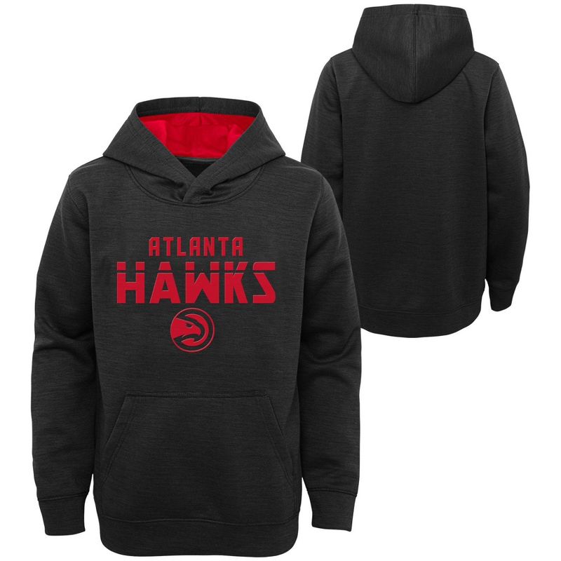 NBA Atlanta Hawks Boys' Jump Shot Raglan Performance Hoodie - XS