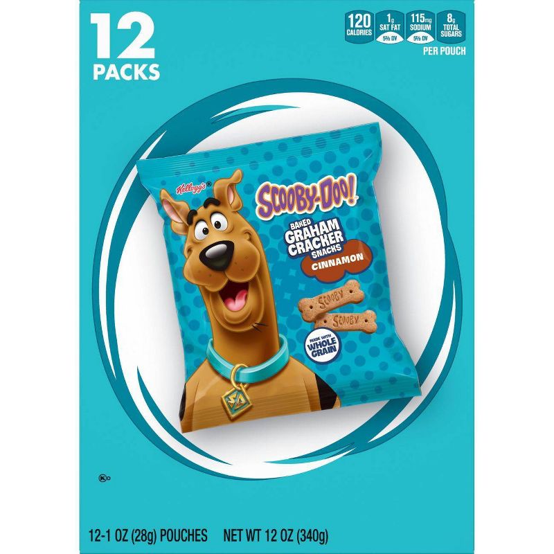 Keebler Scooby-Doo! Cinnamon Baked Graham Cracker Sticks - 12ct