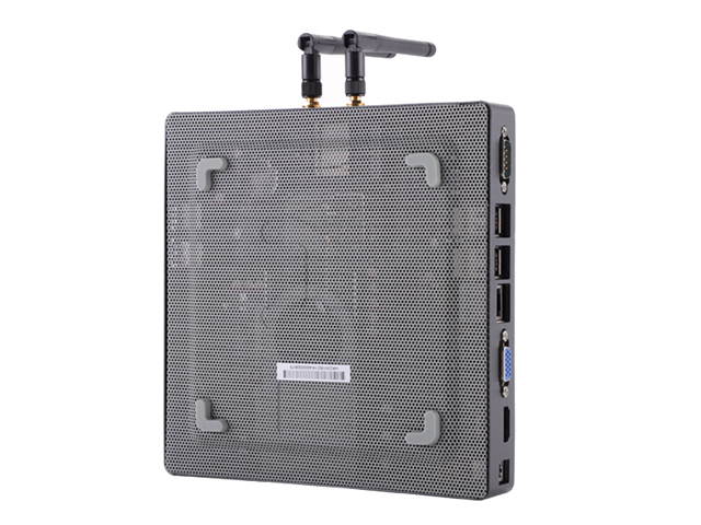 Mini PC,Desktop Computer,Intel Core I7 3537U,with Windows 10 Pro/Linux Ubuntu support,(Black),[HUNSN BH08G],[COM/VGA/HDMI/LAN/ 8*USB2.0/ With Cooling fan],(8G RAM/256G SSD/1TB HDD)