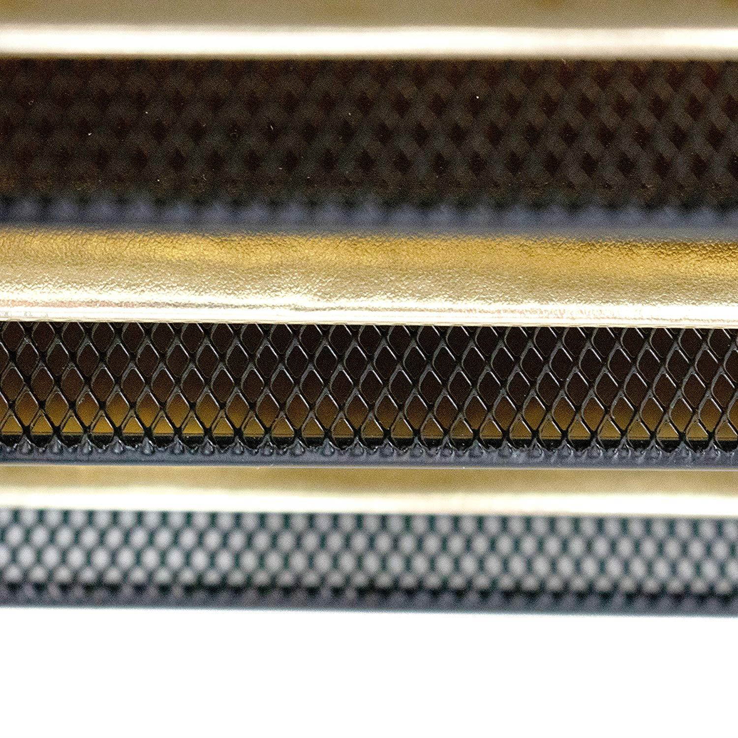 Blu Monaco Desk Organizers and Accessories Stackable Paper Tray - 4 Tier Stackable Letter Trays - Black Metal Mesh File Holder Organizer