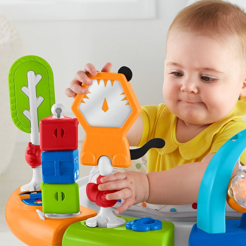 Evenflo Exersaucer Tiny Tropics 2-in-1 Baby Seat + Doorway Jumper