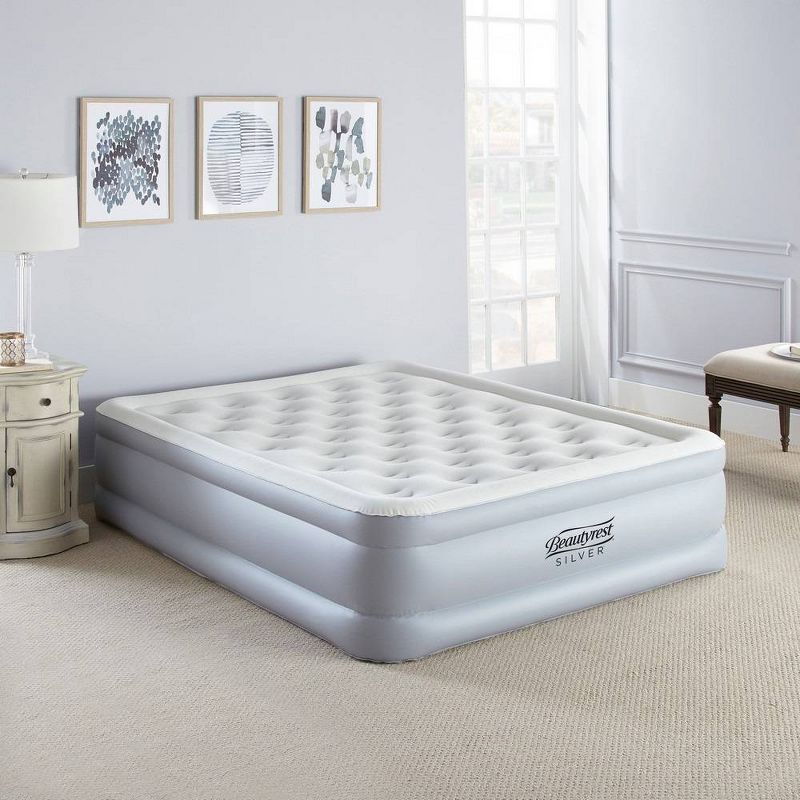 Beautyrest EverFirm Dual Coil Pillowtop 18" Air Mattress with Built-in Pump - Queen Size