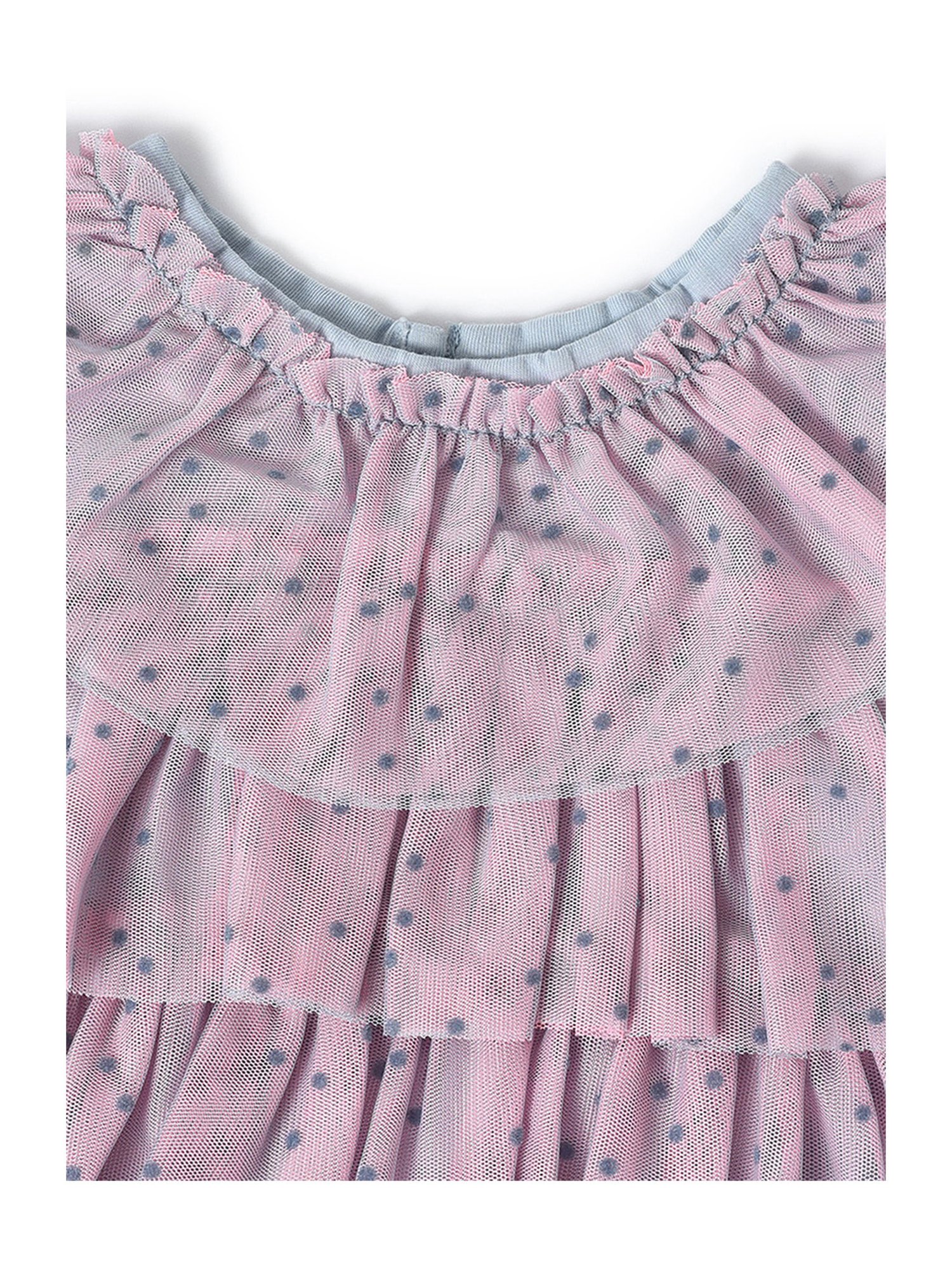 MiArcus Kids Light Pink Printed Top