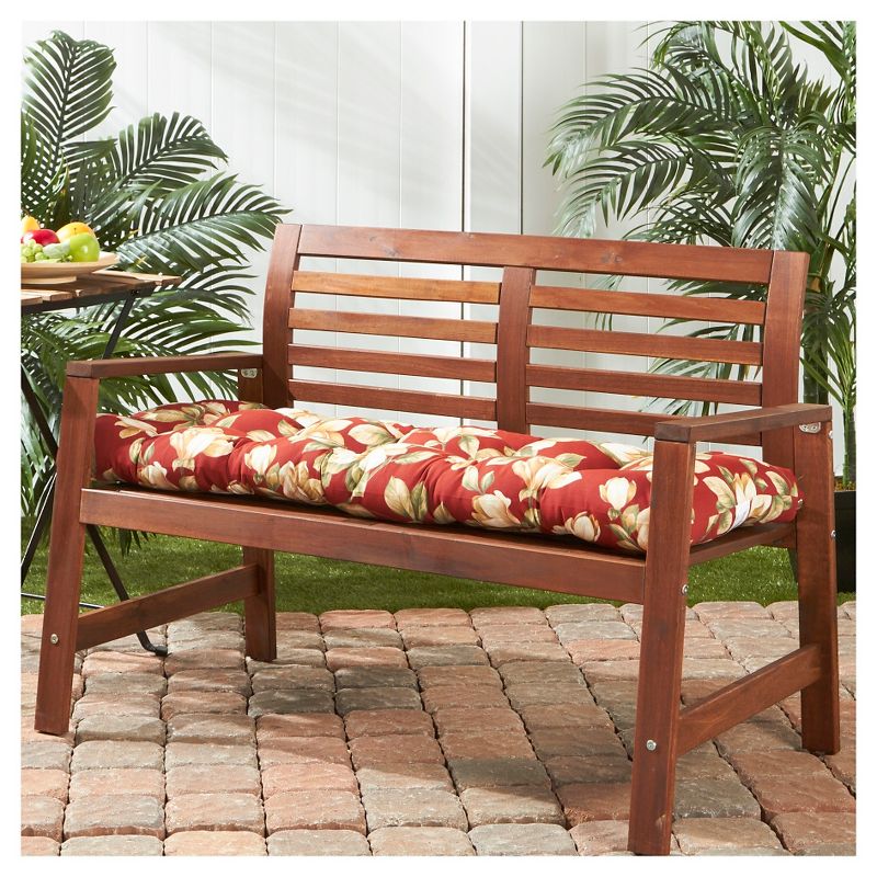 Roma Floral Outdoor Bench Cushion - Kensington Garden