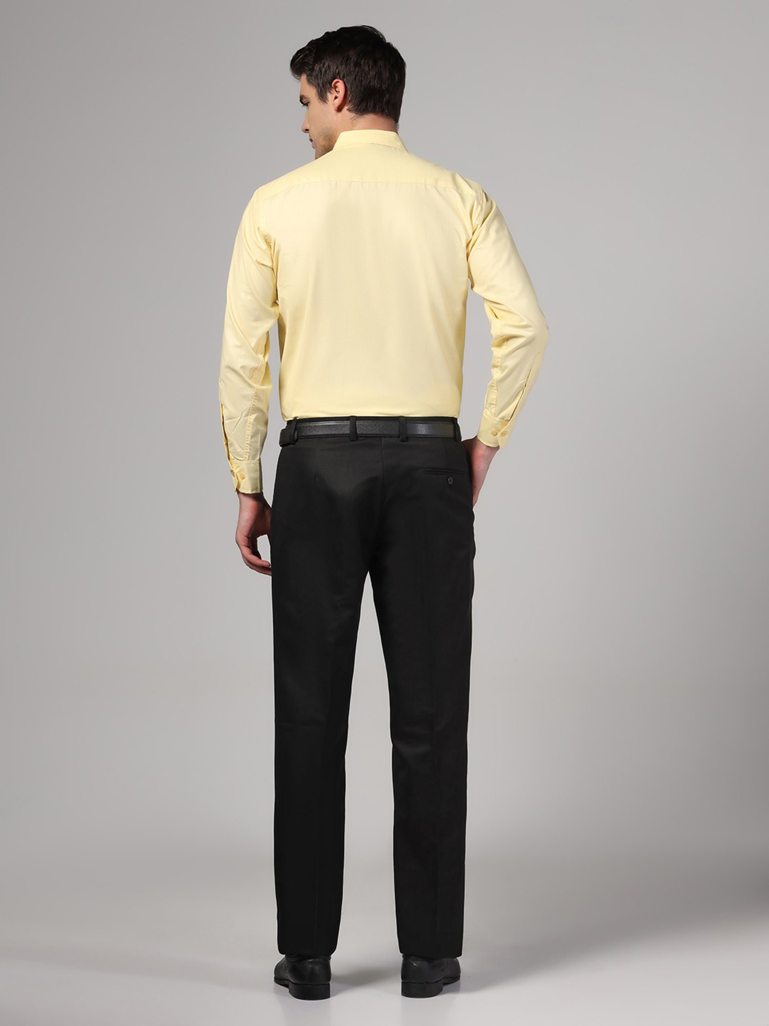 TAHVO Yellow & Black Regular Fit Co-Ord Sets