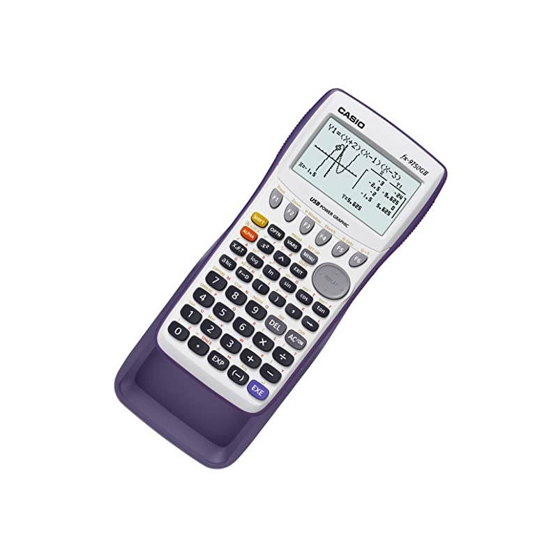 fx9750GII Graphing Calculator with icon based menu Color white
