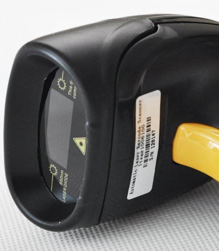 USB Automatic Laser Barcode Scanner (white) with Hands Free Adjustable Stand&hellip;