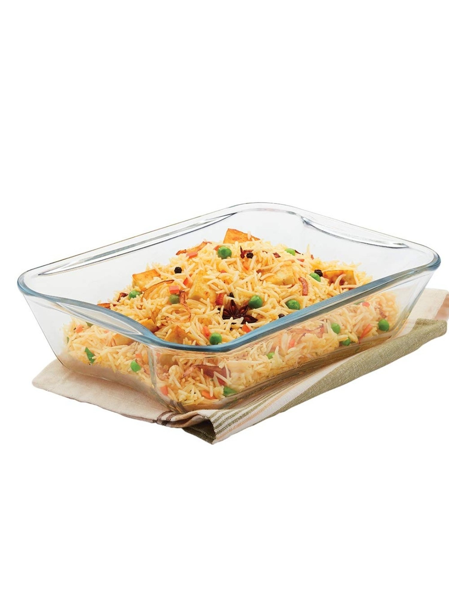 ?Borosil ?Transparent Glass Baking Dish (1500 ML)