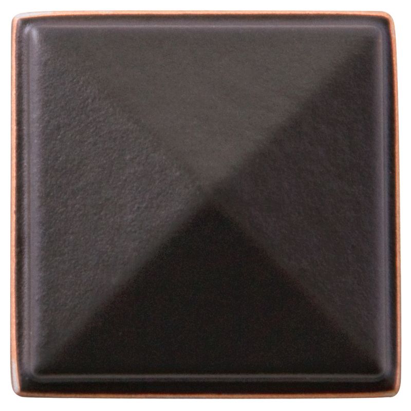 Sumner Street Home Hardware 1.25 4pc Knob Oil-Rubbed Bronze Pyramid