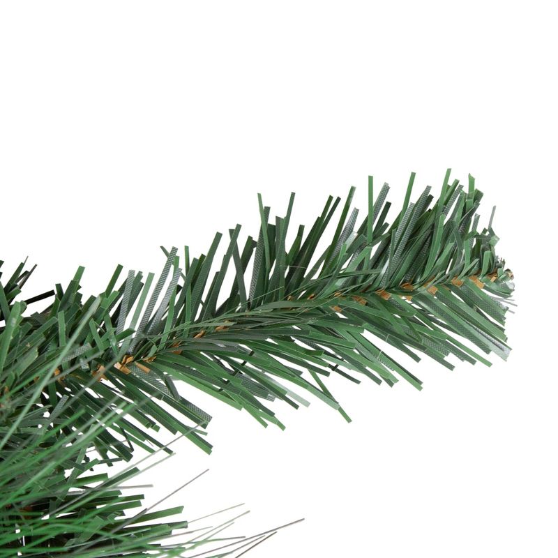 Northlight 30" Unlit Silver Poinsettia and Pinecone Artificial Christmas Swag