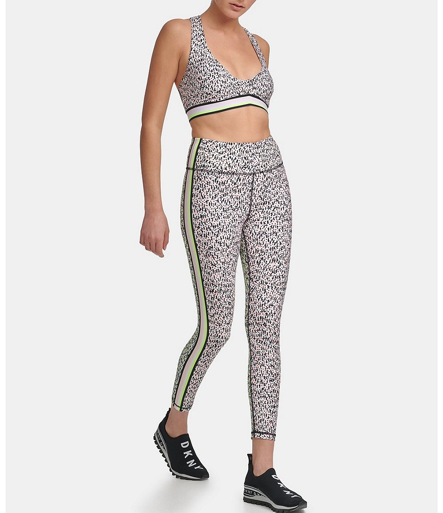 Free People FP Movement Square Neck Coordinating Good Karma Tie-Dye Sports Bra