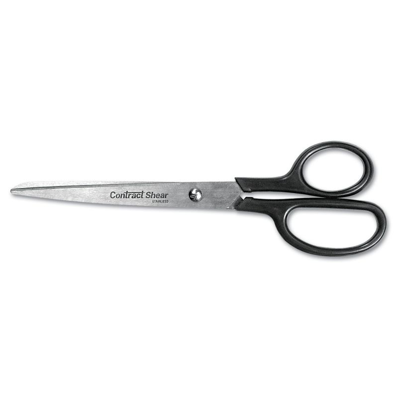 Westcott Straight Contract Scissors 8" Long Black 10572