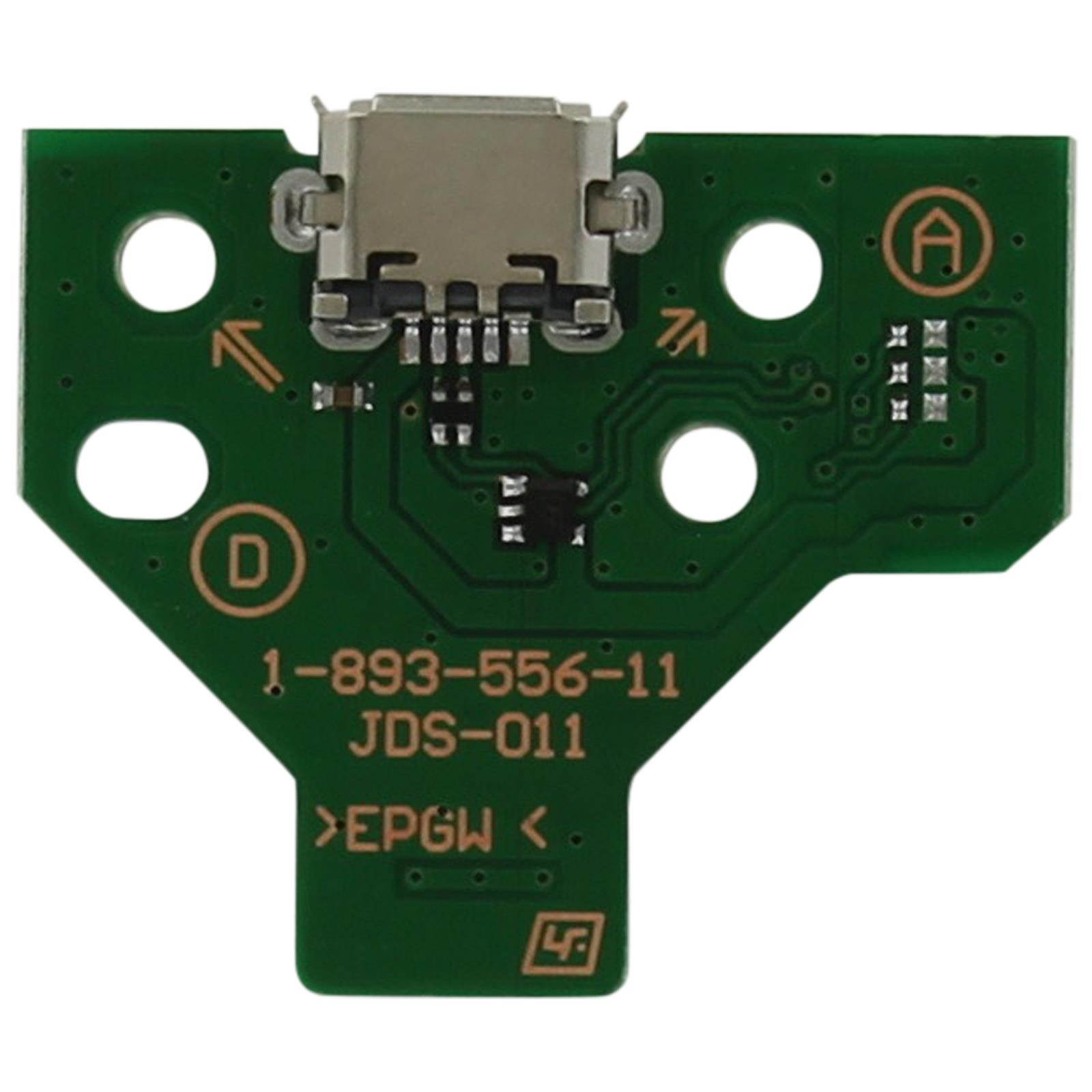 ZedLabz 12 pin V2 micro USB charging socket ic board for Sony PS4 controllers JDS-011
