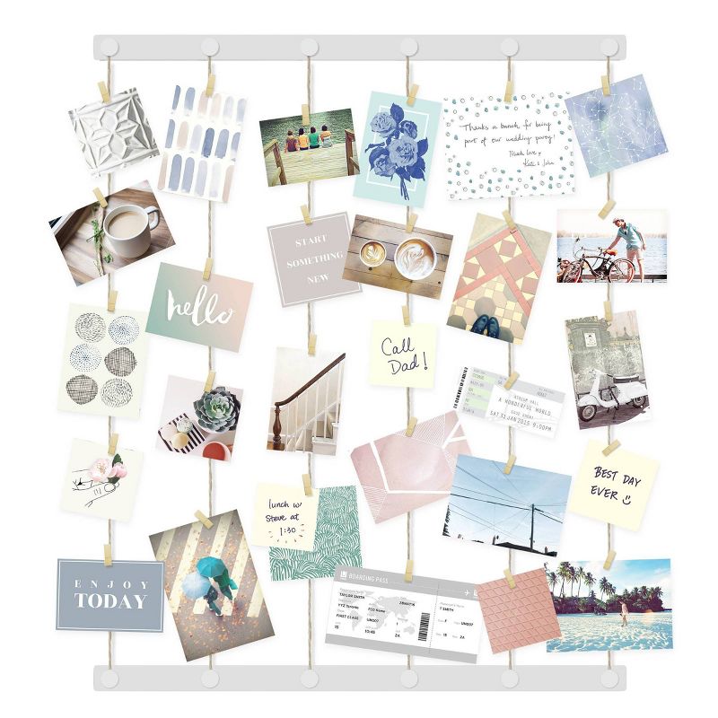 Hangup Photo Display Clips White - Umbra