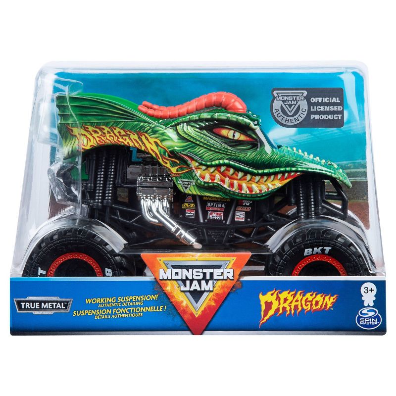 Monster Jam Die Cast Truck - 1:24 Scale - Dragons