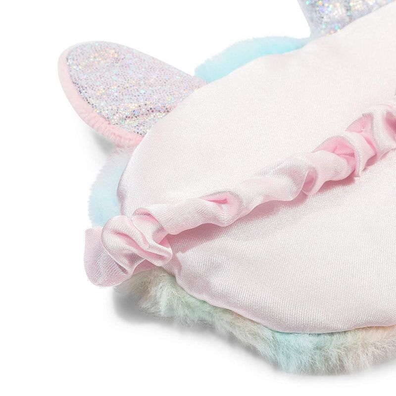 Glamlily Unicorn Sleep Eye Mask Travel Sleeping Eye Mask Cover for Kids in Tie-Dyed 7.5 x 6 In