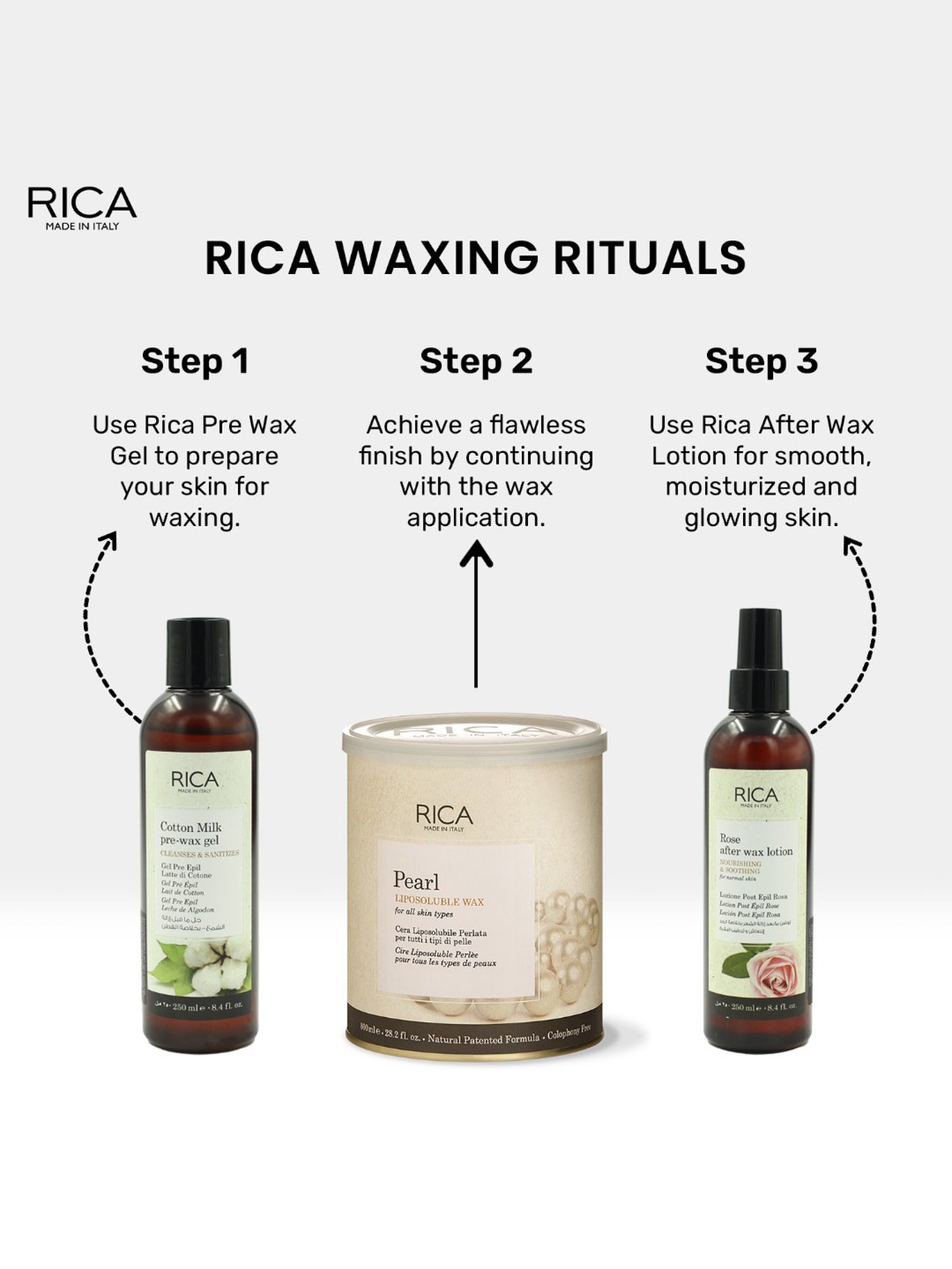 Rica Pearl Wax - 800 ml