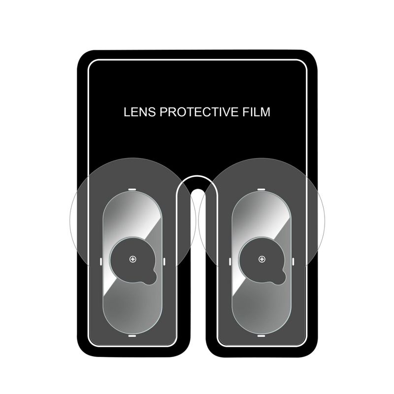 2-Piece Insten Camera Lens Protective Tempered Glass Compatible with Apple iPhone X/XS/XS Max