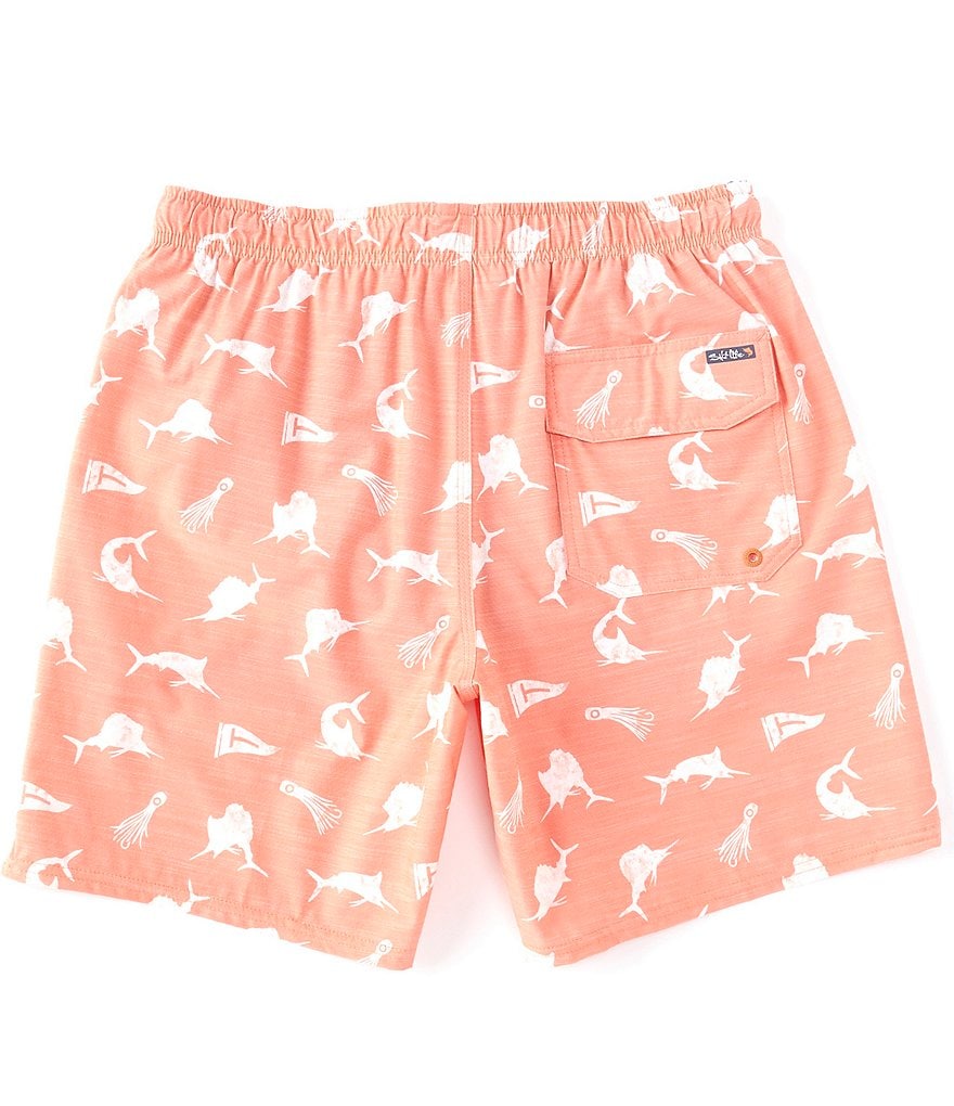 Salt Life The Hunt 18#double; Outseam Volley Swim Trunks