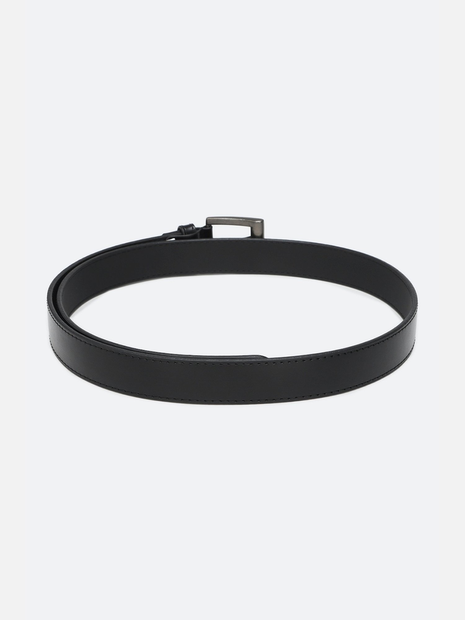 Peter England Brown PU Solid Waist Belt