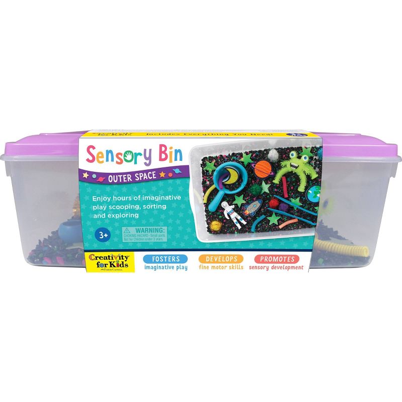 Outer Space Sensory Bin - Creativity for Kids