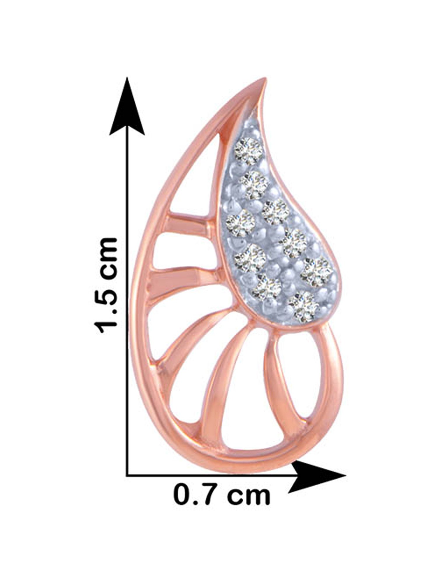 P.C. Chandra Jewellers 18 kt Gold & Diamond Earrings